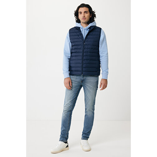 Iqoniq Meru Herren Bodywarmer Aus Recyceltem Polyester , navy blau, 100% recyceltes Polyester, XXL, 75,00cm x 0,50cm (Länge x Höhe), Bild 6