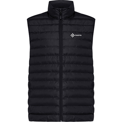 Iqoniq Meru Herren Bodywarmer Aus Recyceltem Polyester , schwarz, 100% recyceltes Polyester, XXXL, 77,00cm x 0,50cm (Länge x Höhe), Bild 9