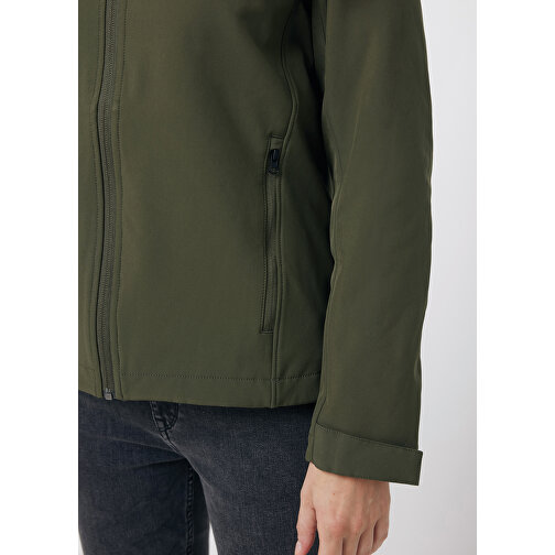 Iqoniq Makalu Herren Softshelljacke Aus Recyceltem Polyester , khaki, 91% recyceltes Polyester, 7% recyceltes TPU, 2% Elastan, XXXL, 79,00cm x 3,00cm (Länge x Höhe), Bild 7