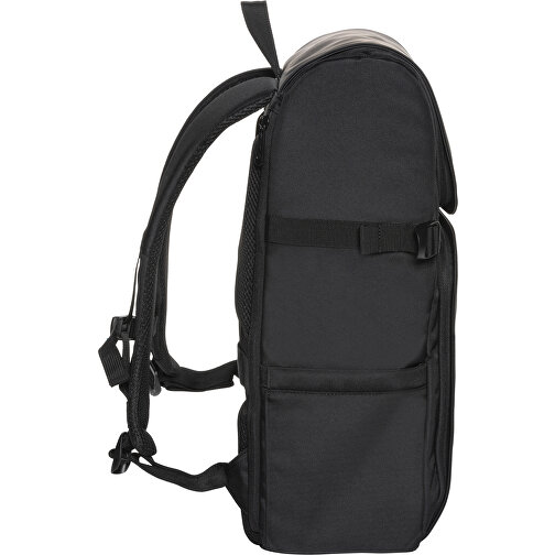 Pascal AWARE™ RPET Deluxe Weekend Rucksack , schwarz, PET - recycelt, 29,50cm x 50,00cm (Länge x Höhe), Bild 3