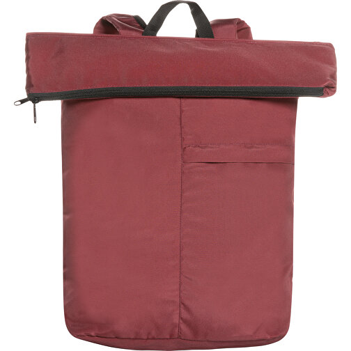 Dillon AWARE™ RPET Faltbarer Lightweight-Rucksack , rot, PET - recycelt, 30,00cm x 46,00cm (Länge x Höhe), Bild 2