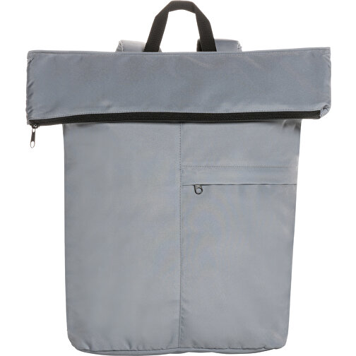 Dillon AWARE™ RPET Faltbarer Lightweight-Rucksack , grau, PET - recycelt, 30,00cm x 46,00cm (Länge x Höhe), Bild 2