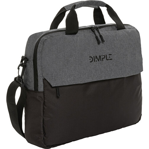 Kazu AWARE™ 15,6' RPET Laptop-Tasche , grau, PET - recycelt, 39,50cm x 30,00cm (Länge x Höhe), Bild 6