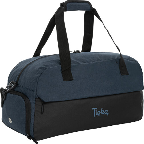 Kazu AWARE™ RPET Weekend-Duffel-Bag , blau, PET - recycelt, 50,50cm x 25,50cm (Länge x Höhe), Bild 7