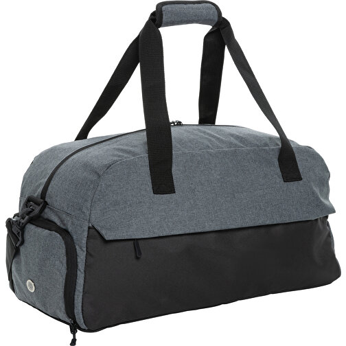 Kazu AWARE™ RPET Weekend-Duffel-Bag , grau, PET - recycelt, 50,50cm x 25,50cm (Länge x Höhe), Bild 1