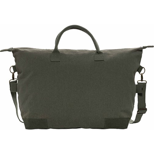 Kezar AWARE™ 500g/m² Wochenendtasche Aus Recyceltem Canvas , grün, Canvas - recycelt, 64,00cm x 40,00cm (Länge x Höhe), Bild 4