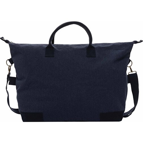 Kezar AWARE™ 500g/m² Wochenendtasche Aus Recyceltem Canvas , navy blau, Canvas - recycelt, 64,00cm x 40,00cm (Länge x Höhe), Bild 4