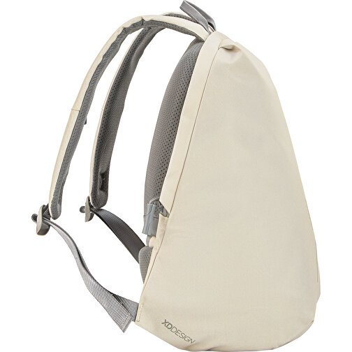 Bobby Soft, Anti-Diebstahl-Rucksack , beige, PET - recycelt, 30,00cm x 45,00cm (Länge x Höhe), Bild 6