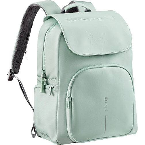 Soft Daypack , grün, PET - recycelt, 32,00cm x 41,50cm (Länge x Höhe), Bild 1