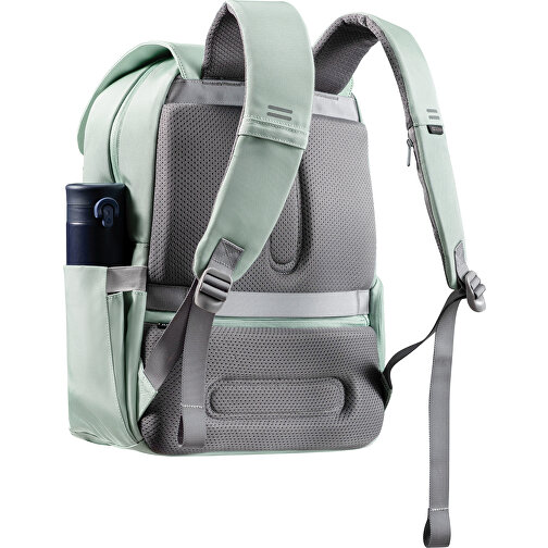 Soft Daypack , grün, PET - recycelt, 32,00cm x 41,50cm (Länge x Höhe), Bild 10