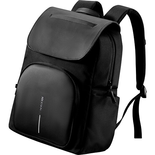 Soft Daypack , schwarz, PET - recycelt, 32,00cm x 41,50cm (Länge x Höhe), Bild 5