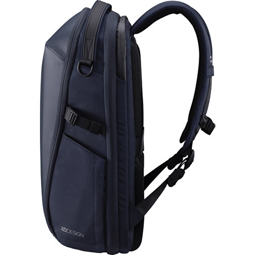 Bizz Rucksack , navy blau, PET - recycelt, 32,00cm x 18,00cm (Länge x Höhe), Bild 3