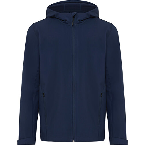 Iqoniq Makalu Herren Softshelljacke Aus Recyceltem Polyester , navy blau, 91% recyceltes Polyester, 7% recyceltes TPU, 2% Elastan, S, 69,00cm x 2,50cm (Länge x Höhe), Bild 1