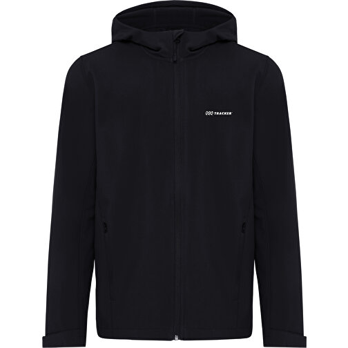 Iqoniq Makalu Herren Softshelljacke Aus Recyceltem Polyester , schwarz, 91% recyceltes Polyester, 7% recyceltes TPU, 2% Elastan, XXL, 77,00cm x 3,00cm (Länge x Höhe), Bild 11