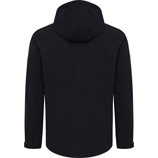 Iqoniq Makalu Herren Softshelljacke Aus Recyceltem Polyester , schwarz, 91% recyceltes Polyester, 7% recyceltes TPU, 2% Elastan, XL, 75,00cm x 3,00cm (Länge x Höhe), Bild 2