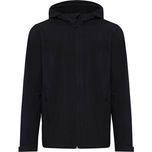 Iqoniq Makalu Herren Softshelljacke Aus Recyceltem Polyester , schwarz, 91% recyceltes Polyester, 7% recyceltes TPU, 2% Elastan, S, 69,00cm x 2,50cm (Länge x Höhe), Bild 1