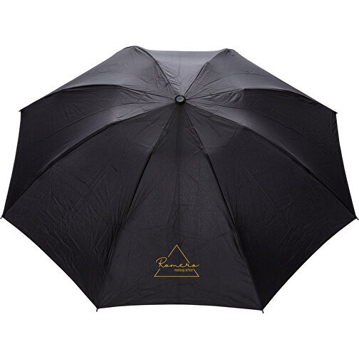 Swiss Peak AWARE™ 23' Faltbarer Umgekehrter Regenschirm , schwarz, PET - recycelt, 59,00cm (Höhe), Bild 6