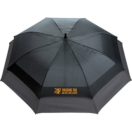 Swiss Peak AWARE™ 23' Bis 27' Erweiterbarer Regenschirm , schwarz, PET - recycelt, 83,50cm (Höhe), Bild 6