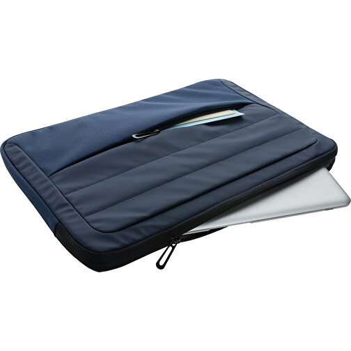 Armond AWARE™ RPET 15.6' Laptop-Sleeve , navy blau, PET - recycelt, 38,00cm x 26,00cm (Länge x Höhe), Bild 4