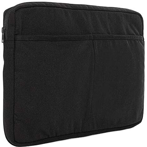 Laluka AWARE™ 15,6' Laptoptasche Aus Recycelter Baumwolle , schwarz, Baumwolle - recycelt, 38,00cm x 4,50cm (Länge x Höhe), Bild 1