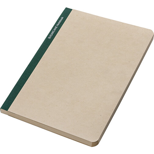 Stylo Bonsucro Zertifiziertes Zuckerrohrpapier Notizbuch A5 , grün, Bagasse-Papier, 20,00cm x 1,00cm (Länge x Höhe), Bild 2