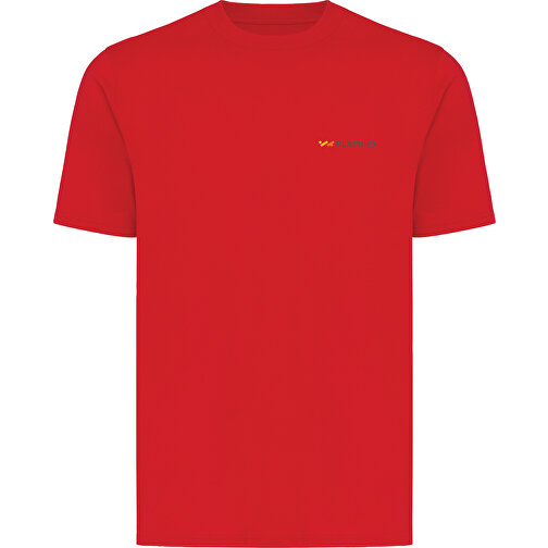 Iqoniq Sierra Lightweight T-Shirt Aus Recycelter Baumwolle , rot, 30% recycelte und 70% biologische Baumwolle, M, 73,00cm x 1,00cm (Länge x Höhe), Bild 3