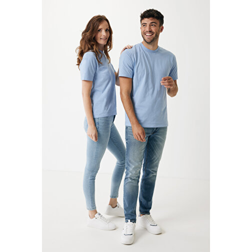 Iqoniq Sierra Lightweight T-Shirt Aus Recycelter Baumwolle , sky blue, 30% recycelte und 70% biologische Baumwolle, S, 69,00cm x 1,00cm (Länge x Höhe), Bild 3