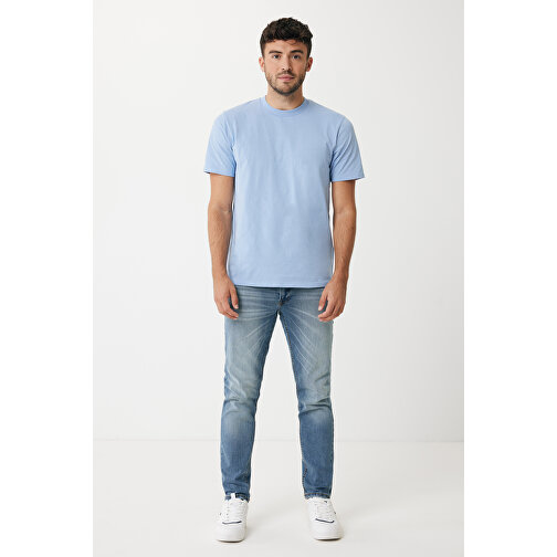 Iqoniq Sierra Lightweight T-Shirt Aus Recycelter Baumwolle , sky blue, 30% recycelte und 70% biologische Baumwolle, M, 73,00cm x 1,00cm (Länge x Höhe), Bild 7