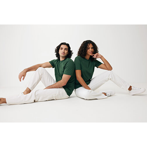 Iqoniq Sierra Lightweight T-Shirt Aus Recycelter Baumwolle , forest green, 30% recycelte und 70% biologische Baumwolle, XS, 65,00cm x 1,00cm (Länge x Höhe), Bild 3