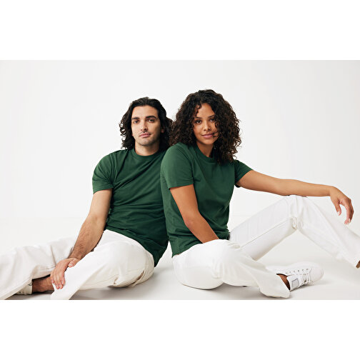 Iqoniq Sierra Lightweight T-Shirt Aus Recycelter Baumwolle , forest green, 30% recycelte und 70% biologische Baumwolle, M, 73,00cm x 1,00cm (Länge x Höhe), Bild 4