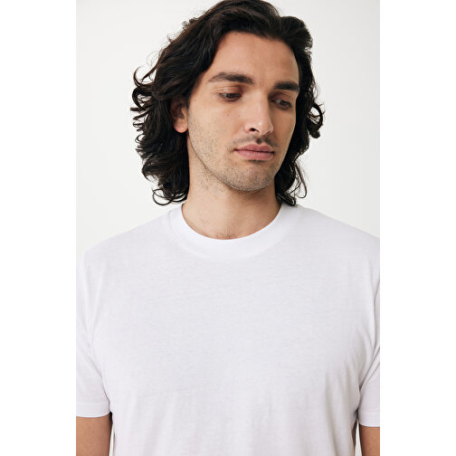 Iqoniq Sierra Lightweight T-Shirt Aus Recycelter Baumwolle , weiß, 30% recycelte und 70% biologische Baumwolle, XS, 65,00cm x 1,00cm (Länge x Höhe), Bild 12