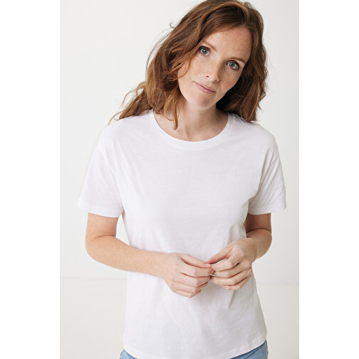 Iqoniq Sierra Lightweight T-Shirt Aus Recycelter Baumwolle , weiß, 30% recycelte und 70% biologische Baumwolle, XL, 77,00cm x 1,00cm (Länge x Höhe), Bild 14