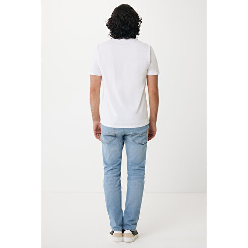 Iqoniq Sierra Lightweight T-Shirt Aus Recycelter Baumwolle , weiss, 30% recycelte und 70% biologische Baumwolle, 4XL, 83,00cm x 1,00cm (Länge x Höhe), Bild 10