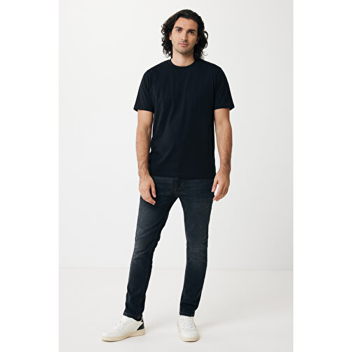 Iqoniq Sierra Lightweight T-Shirt Aus Recycelter Baumwolle , schwarz, 30% recycelte und 70% biologische Baumwolle, S, 69,00cm x 1,00cm (Länge x Höhe), Bild 3