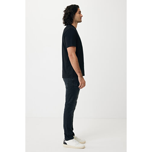 Iqoniq Sierra Lightweight T-Shirt Aus Recycelter Baumwolle , schwarz, 30% recycelte und 70% biologische Baumwolle, 4XL, 83,00cm x 1,00cm (Länge x Höhe), Bild 5