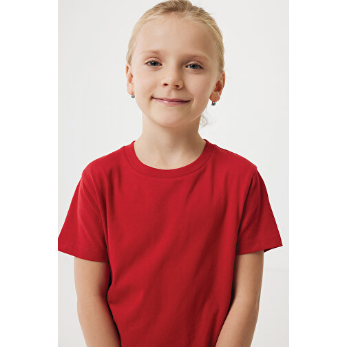 Iqoniq Koli Kids T-Shirt Aus Recycelter Baumwolle , rot, 30% recycelte und 70% biologische Baumwolle, 56, 46,00cm x 0,50cm (Länge x Höhe), Bild 6