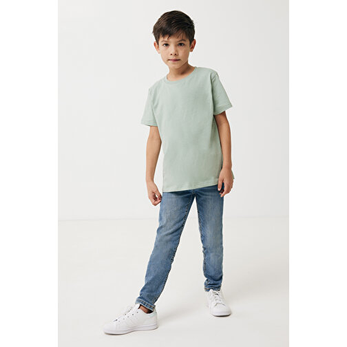 Iqoniq Koli Kids T-Shirt Aus Recycelter Baumwolle , Iceberg green, 30% recycelte und 70% biologische Baumwolle, 9-10, 56,00cm x 0,50cm (Länge x Höhe), Bild 3