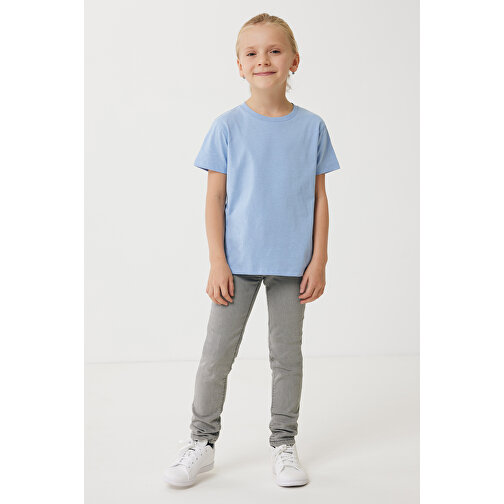 Iqoniq Koli Kids T-Shirt Aus Recycelter Baumwolle , sky blue, 30% recycelte und 70% biologische Baumwolle, 13-14, 65,00cm x 0,50cm (Länge x Höhe), Bild 4