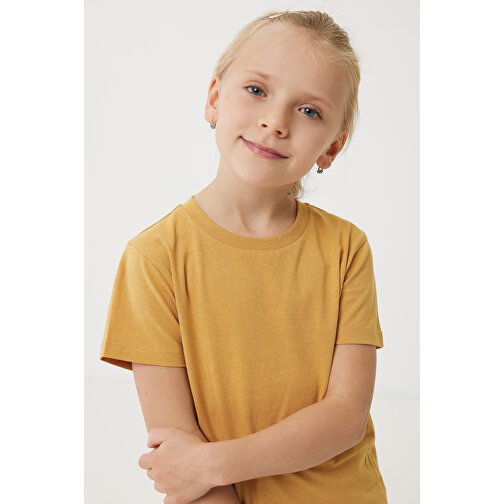 Iqoniq Koli Kids T-Shirt Aus Recycelter Baumwolle , ochre yellow, 30% recycelte und 70% biologische Baumwolle, 56, 46,00cm x 0,50cm (Länge x Höhe), Bild 6