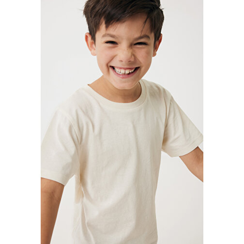 Iqoniq Koli Kids T-Shirt Aus Recycelter Baumwolle , natural raw, 30% recycelte und 70% biologische Baumwolle, 9-10, 56,00cm x 0,50cm (Länge x Höhe), Bild 6