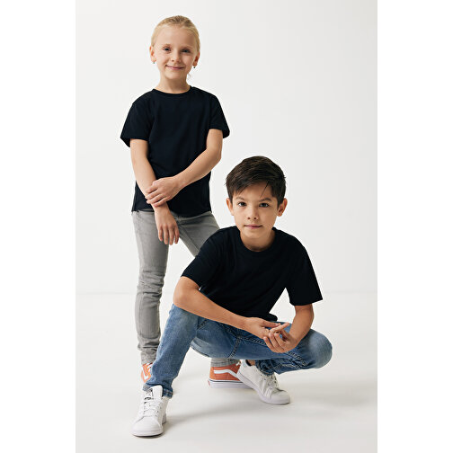 Iqoniq Koli Kids T-Shirt Aus Recycelter Baumwolle , schwarz, 30% recycelte und 70% biologische Baumwolle, 78, 51,00cm x 0,50cm (Länge x Höhe), Bild 3