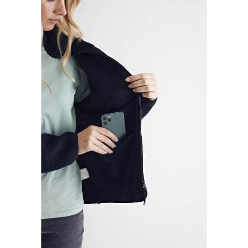 Iqoniq Diran Fleecejacke Aus Recyceltem Polyesterflor , schwarz, 100% recyceltes Polyester, L, 75,00cm x 3,00cm (Länge x Höhe), Bild 17