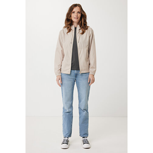 Iqoniq Logan Lightweight Jacke Aus Recyceltem Polyester , beige, 100% recyceltes Polyester, XS, 64,00cm x 0,50cm (Länge x Höhe), Bild 9