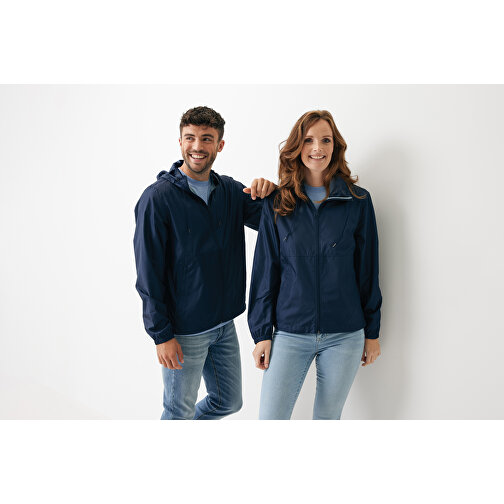 Iqoniq Logan Lightweight Jacke Aus Recyceltem Polyester , navy blau, 100% recyceltes Polyester, L, 74,00cm x 0,50cm (Länge x Höhe), Bild 3