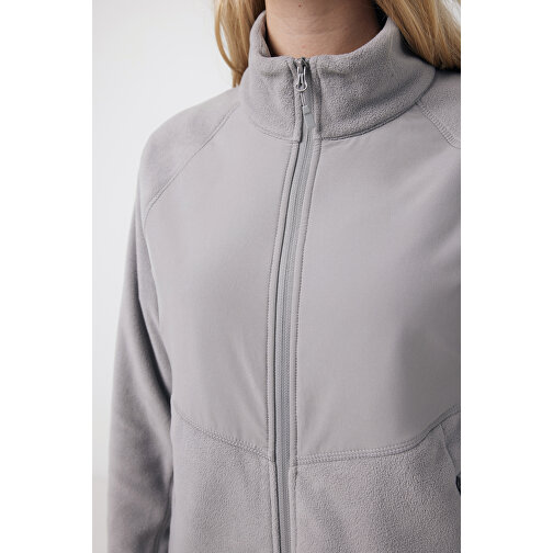 Iqoniq Talung Mikrofleece Jacke Aus Recyceltem Polyester , storm grey, 100% recyceltes Polyester, XXL, 77,50cm x 2,70cm (Länge x Höhe), Bild 15