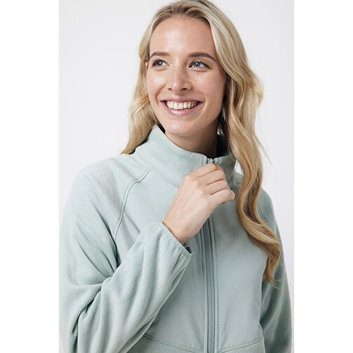 Iqoniq Talung Mikrofleece Jacke Aus Recyceltem Polyester , Iceberg green, 100% recyceltes Polyester, XXXL, 79,50cm x 3,50cm (Länge x Höhe), Bild 12