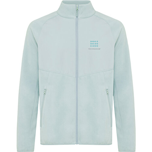 Iqoniq Talung Mikrofleece Jacke Aus Recyceltem Polyester , Iceberg green, 100% recyceltes Polyester, XXL, 77,50cm x 2,70cm (Länge x Höhe), Bild 14