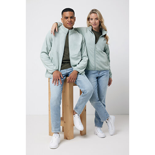 Iqoniq Talung Mikrofleece Jacke Aus Recyceltem Polyester , Iceberg green, 100% recyceltes Polyester, XXL, 77,50cm x 2,70cm (Länge x Höhe), Bild 4