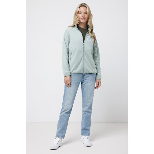 Iqoniq Talung Mikrofleece Jacke Aus Recyceltem Polyester , Iceberg green, 100% recyceltes Polyester, S, 67,50cm x 2,70cm (Länge x Höhe), Bild 6