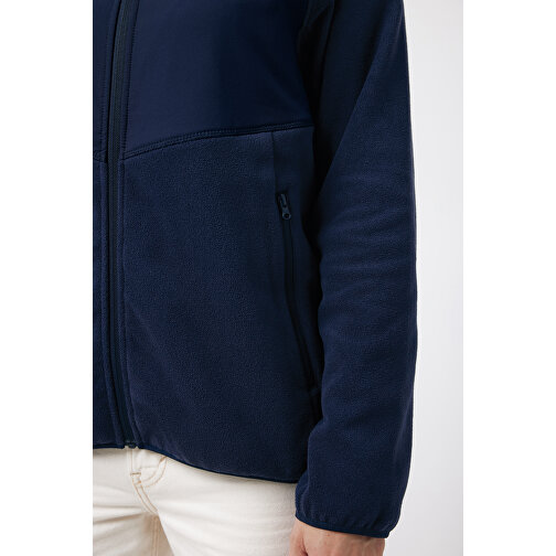 Iqoniq Talung Mikrofleece Jacke Aus Recyceltem Polyester , navy blau, 100% recyceltes Polyester, XXS, 60,50cm x 3,50cm (Länge x Höhe), Bild 11